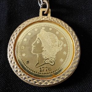 Centennial Gold Coin Pendant Necklace